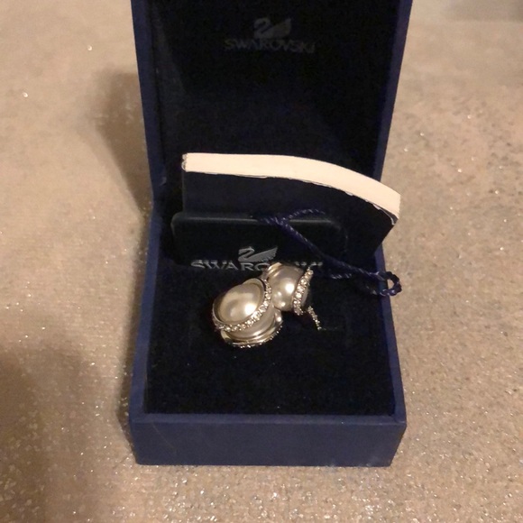 Swarovski double pearl ring size 52 - Picture 3 of 8
